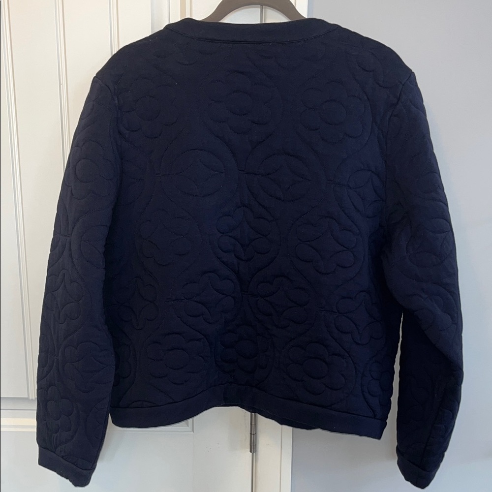 Miiyu x twik Quilted Navy Blue Jacket XL - Picture 10 of 12